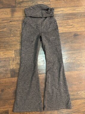 OFFLINE By Aerie The Hugger High Waisted Foldover Flare Legging